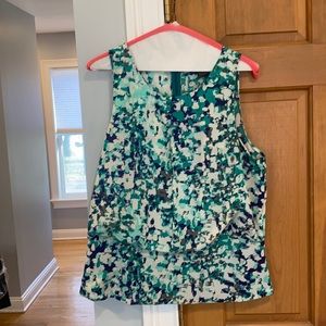 Ann Taylor Size 10 Multicolored sleeveless blouse